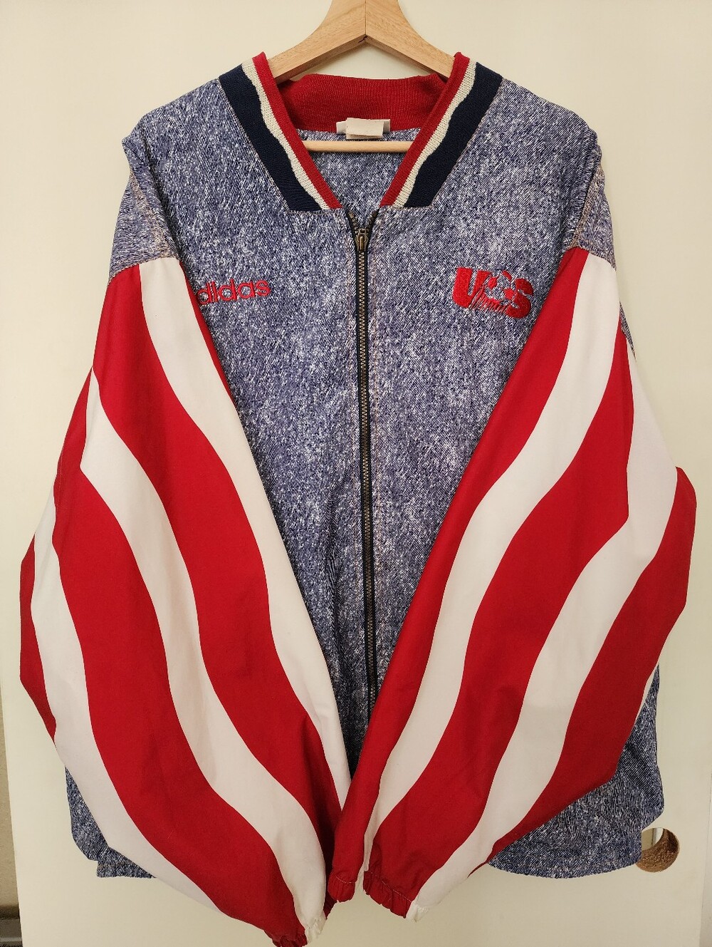 Vintage 1994 USA Adidas World Cup Football Soccer National Team Bomber Jacket